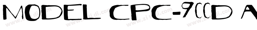MODEL CPC-900D AIR字体转换